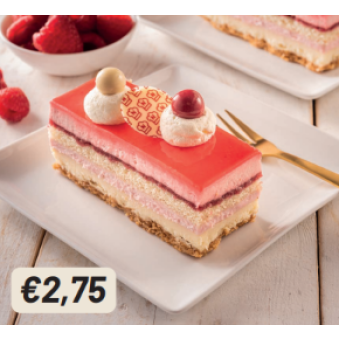 empileur cheesecake framboos